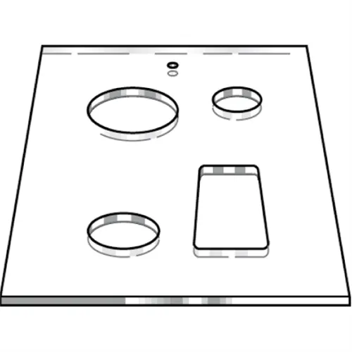 Template for Cable Tidy Inserts