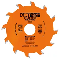 CMT Orange Industrial Grooving Saw Blade - D150x6 d35 Z12 HW