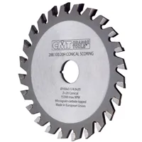 CMT Conical Scoring Blade for CNC Panel Sizing Machine - D200x4.7-6.0 d45 Z36 HW