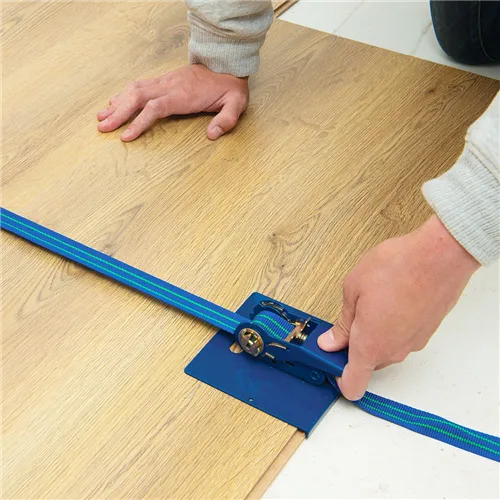 Silverline Laminate Wooden Floor Clamp With 5m Strap Flooring