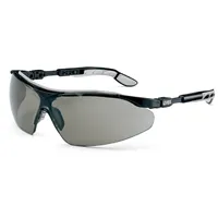 Uvex i-vo Safety Sunglasses, grey lens, black-grey