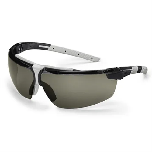 Uvex i-3 Safety Sunglasses, grey lens, black-light grey