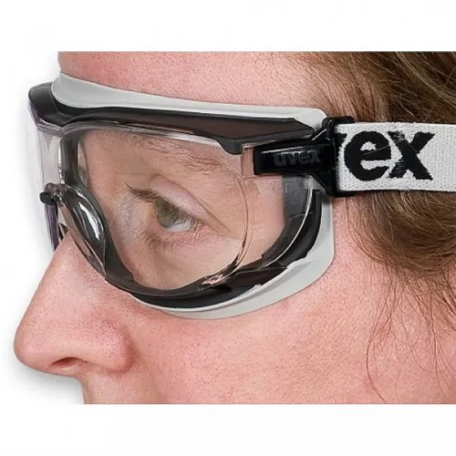 Uvex Carbonvision Compact Safety Goggles, clear lens