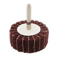 Mop Wheel 60x30 mm, Arbor 6 mm, Aluminium Oxide - 80 grit Mop Wheel 60x30 mm, Arbor 6 mm, Aluminium Oxide - 80 grit