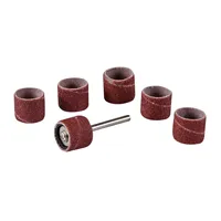 Rotary Tool Drum Sanding Set 6pcs + Drum Mandrel S=3,2 mm, D6,3 mm