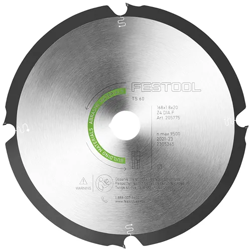 Festool Diamond circular saw blade DIA 168x1,8x20 F4 ABRASIVE MATERIALS