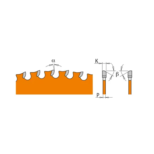 CMT Orange Industrial Dry Cutter Steel Saw Blade - D160x2 d20+16 Z60 HW