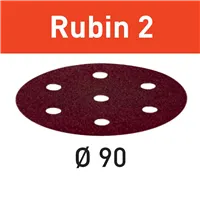 Festool Abrasive sheet STF D90/6 - P60 RU2/50 Rubin 2