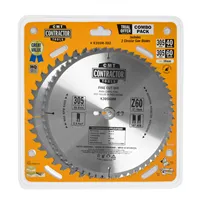CMT Contractor Set of Saw Blades for Wood Cutting - D305x2,8 d30 Z40+Z60 HW, 2pcs CMT Contractor Set of Saw Blades for Wood Cutting - D305x2,8 d30 Z40+Z60 HW, 2pcs