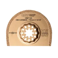 CMT Starlock Carbide Grit Radial Saw Blade for Concrete & Brick, Slim - 75 mm