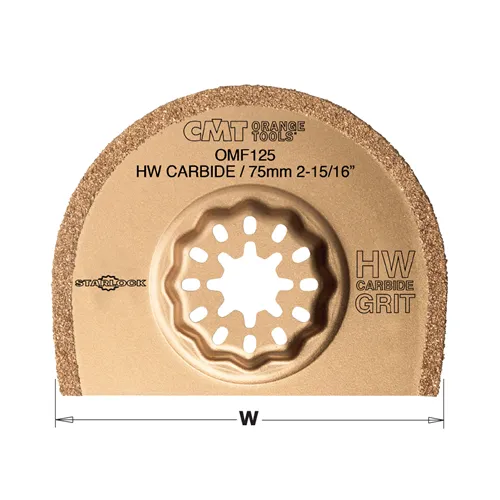 CMT Starlock Carbide Grit Radial Saw Blade for Concrete & Brick, Slim - 75 mm, 5pc Set