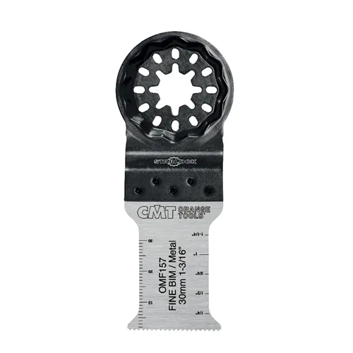 CMT Starlock Plunge & Flush Cut BIM for Metal, Fine Cut - 30 mm, 5pc Set