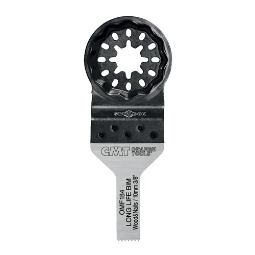 CMT Starlock Plunge & Flush-Cut BIM for Wood & Nails, Long Life - 10 mm, 5pc Set