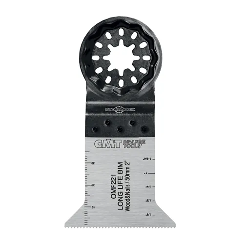 CMT Starlock Plunge & Flush-Cut BIM for Wood & Nails, Long Life - 50 mm, 50pc Set