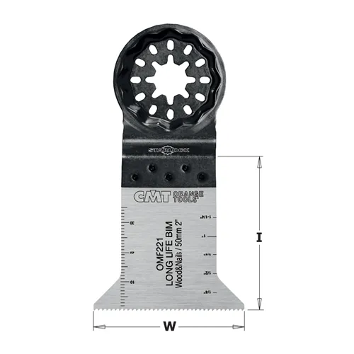 CMT Starlock Plunge & Flush-Cut BIM for Wood & Nails, Long Life - 50 mm