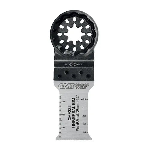 CMT Starlock Plunge & Flush-Cut BIM for Wood & Metal, Long Life - 28 mm, 50pc Set