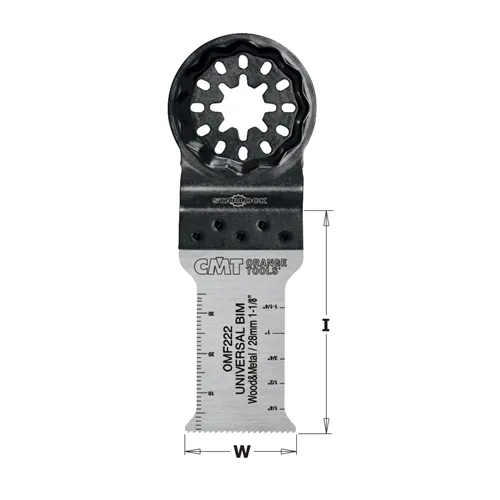 CMT Starlock Plunge & Flush-Cut BIM for Wood & Metal, Long Life - 28 mm