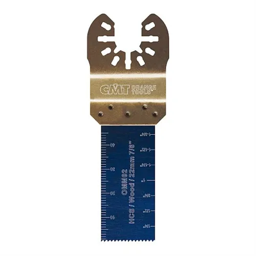 CMT Plunge and Flush Saw Blade with hardened tooth HCS, for wood - 22 mm