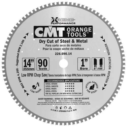 CMT Industrial Dry Cutter Steel Saw Blade - D160x2,0 d20 Z30 HW