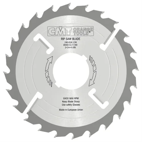 CMT Industrial Multi-rip Saw Blade with Rakers, Thin-kerf - D180x2,5 d40 Z21+3 MEC HW