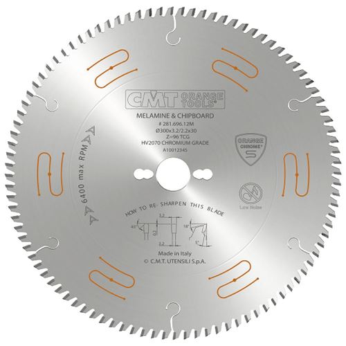 CMT CHROME Saw Blade for Laminated