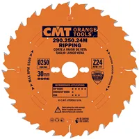 CMT Orange Rip Saw Blade - D250x2,8 d30 Z24 HW