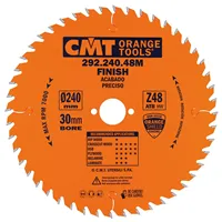 CMT Orange Fine Cut-off Saw Blade for Portable Machines - D240x2,8 d30 Z48 HW