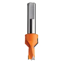 Dowel Drill 376 with Countersink S10 L57,5 HW - D10x15 S=10 L57,5 LH