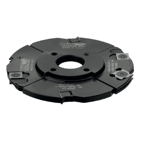 CMT 3pc Adjustable Grooving Cutter Head MAN - D140x4-15 d35 Z4+4 STEEL