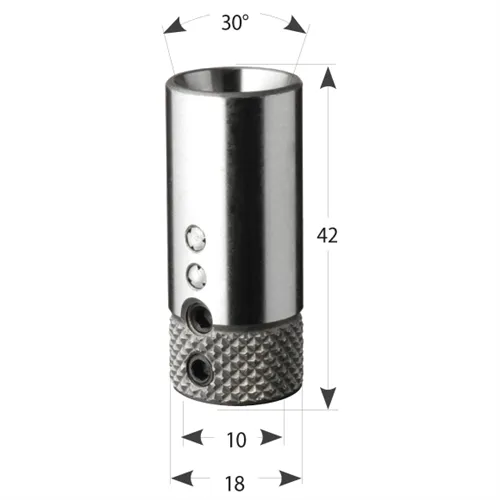 Quick Change Adaptor 360 Vitap, for Dowel Drills S10, D18x42 30° RH-LH