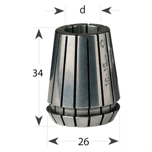 DIN6499 Class 1 ER25 12mm Collet 10 micron accuracy 