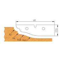 IGM Profile Knife B 60x17,5x2mm pro F632-182