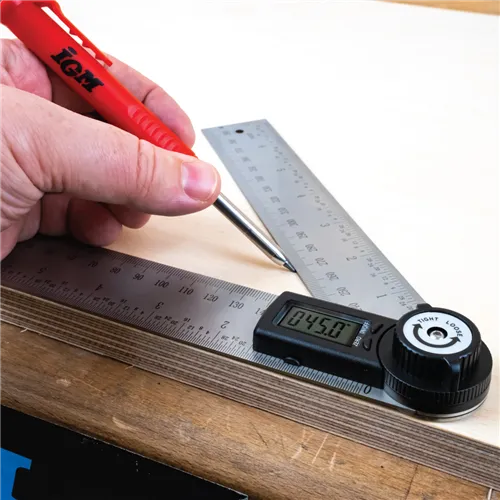IGM Digital Angle Ruler - 200 mm (Total 400 mm)