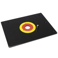 IGM Router Table Insert Plate 306x229x6 mm, Opening D30-66-98 mm IGM Router Table Insert Plate 306x229x6 mm, Opening D30-66-98 mm