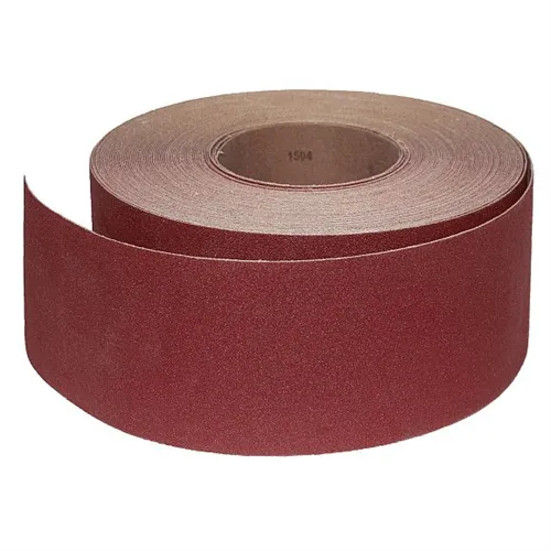 Abrasive Roll Cloth, backed 76 mm x 25 m antistatic - 180G