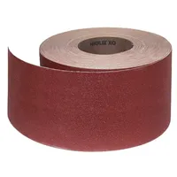 Abrasive Roll Cloth, backed 100 mm x 25 m standard - 180G
