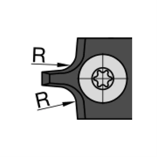 IGM N031 Reversible Knife HWM radius - 2xR2 15x18x2 UNI
