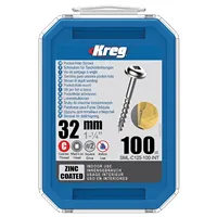 Kreg Pocket-Hole Screws Zinc Coated 32 mm - 100 pc