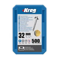 Kreg Zinc Maxi-Loc Pocket-Hole Screws - 32 mm, fine thread, 500 pcs