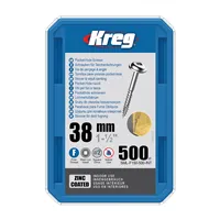 Kreg Zinc Maxi-Loc Pocket-Hole Screws - 38 mm, fine thread, 500 pcs