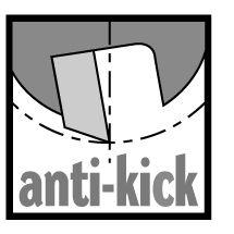 fachmann router bits, anti-kick design