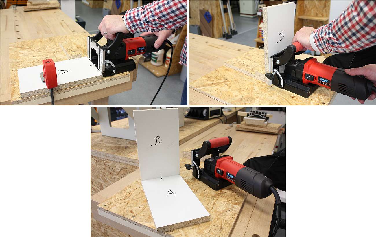 Biscuit Joiner IGM Fachmann MJS104K - step by step proccess