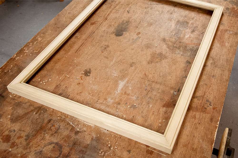 Step-by-step frame production - finished frame
