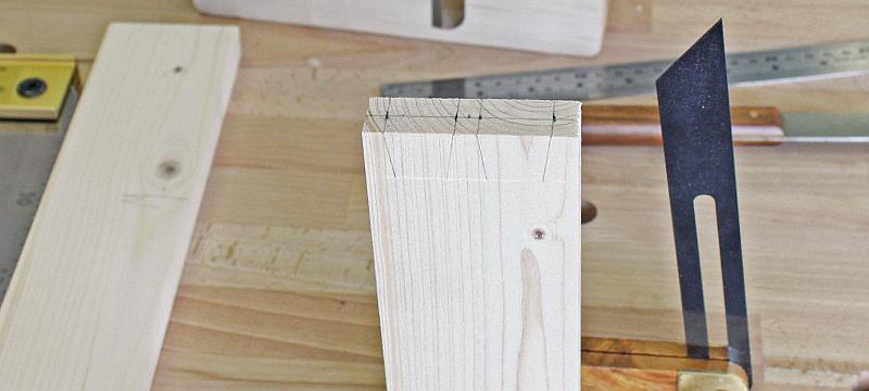 Dovetail joint production - drawn out dovetail