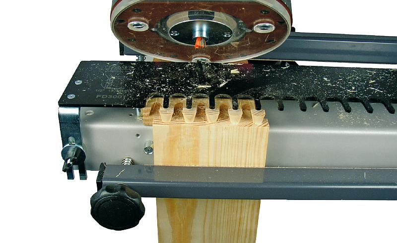 Dovetail joint production - dovetail jig